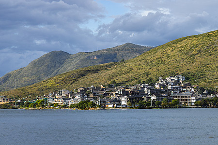 云南大理洱海双廊风景背景图片