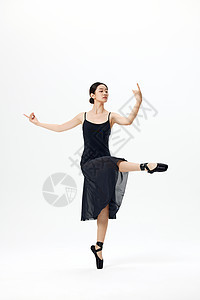 气质女性优雅现代舞者图片