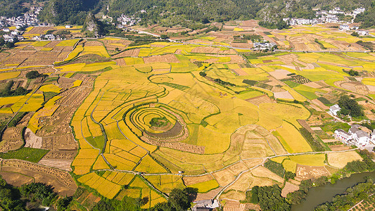 贵州省博物馆4A景区万峰林风景区航拍背景