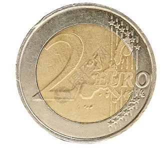 硬币欧元背景图片