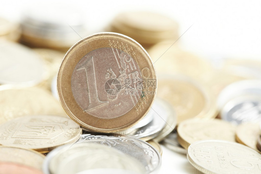 硬币欧元图片