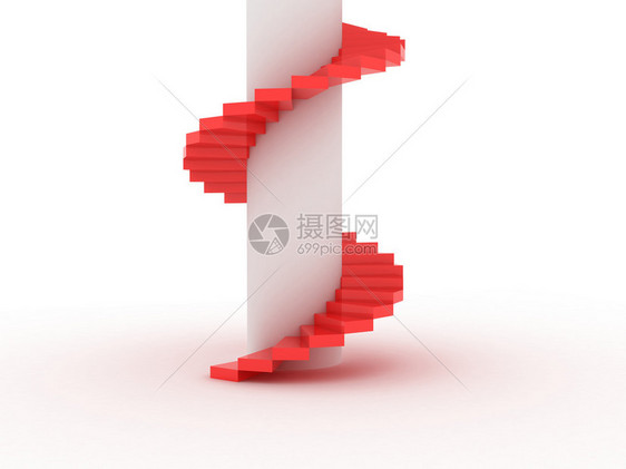 螺旋楼梯向上的插图图片