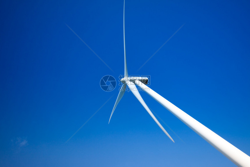 风能涡轮发电站图片