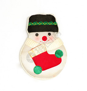 现代圣诞装饰一个雪人图片