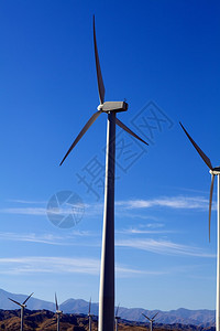 加利福尼亚一个替代能源风力农场图片