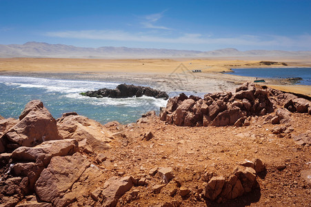 秘鲁海岸线南美洲帕拉卡斯Pa图片