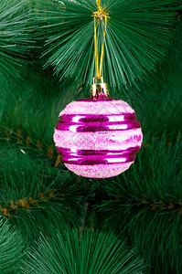 树上的圣诞装饰图片