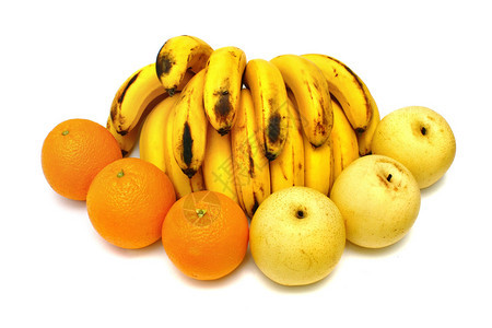 香蕉橙子和纳希梨图片