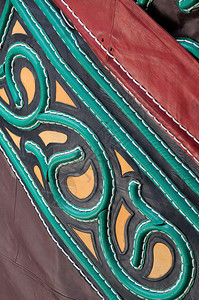 蒙古传统设计多彩皮革应用等图片