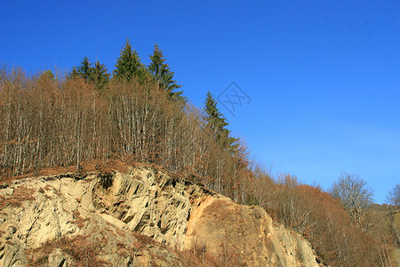 秋天的山地风景一片美图片