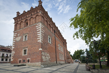 波兰桑多米耶兹的老市政厅图片