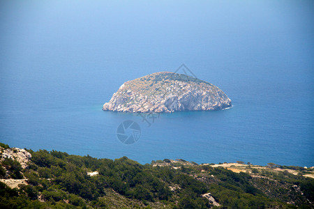 海岛和海希腊背景