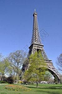 Eiffel铁塔和巴黎春天的Sampsd图片