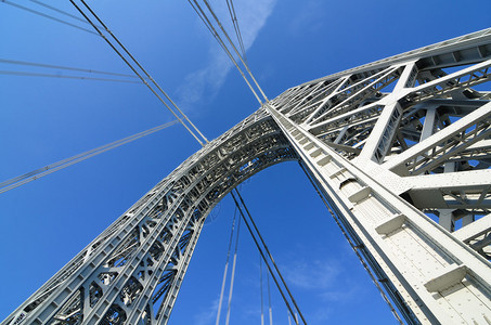 乔治华盛顿大桥拱门在纽图片