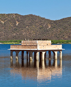 印度拉贾斯坦邦斋浦尔曼萨加尔湖水宫JalMahalCor图片