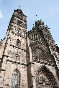 Lornezkirche是纽伦堡两座哥特风图片