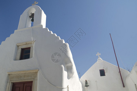 希腊建筑细节背景图片