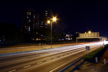 香港夜间交通繁忙图片