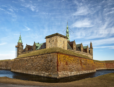 复兴的克伦贝格城堡位于丹图片