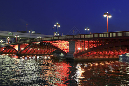 江西南昌大桥夜景图片