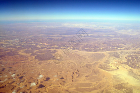鸟瞰沙漠西奈半岛图片