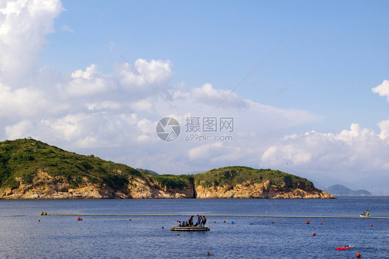 香港长洲海裂缝图片