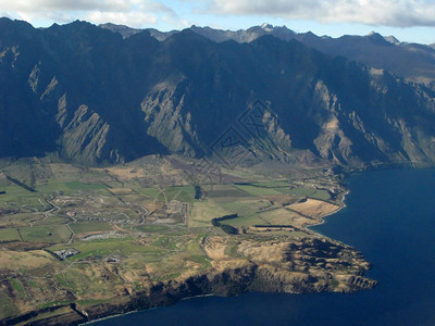 新西兰山区地貌背景图片