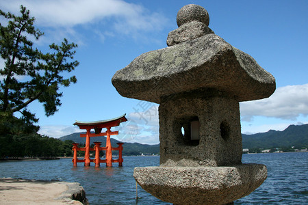 宫岛门严岛神社图片