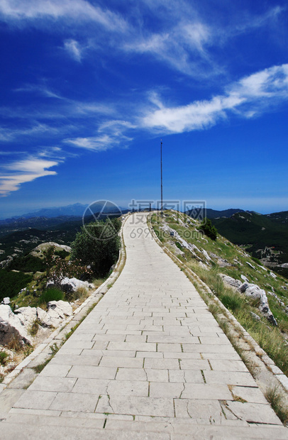 黑山洛夫琴山观景台图片