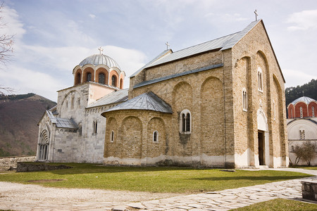 塞尔维亚东正教修道院Stu图片