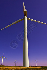 西班牙现代风力涡轮发电能源S图片