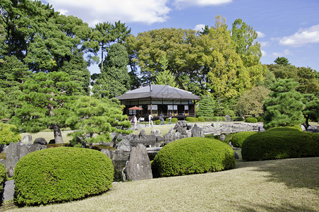 二条城的日本庭园图片