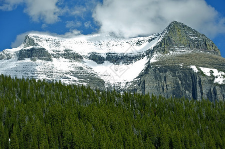 SnowyPeaks雪下山脉背景图片