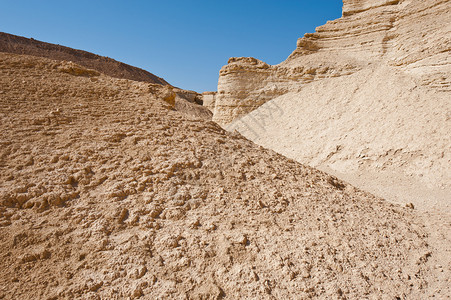 朱迪亚沙漠的峡谷图片