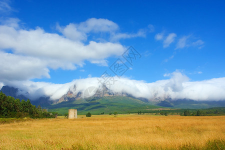 位于南非西开普州萨默塞特西部附近的HottentotsHolland山的Vergelegen庄园区图片