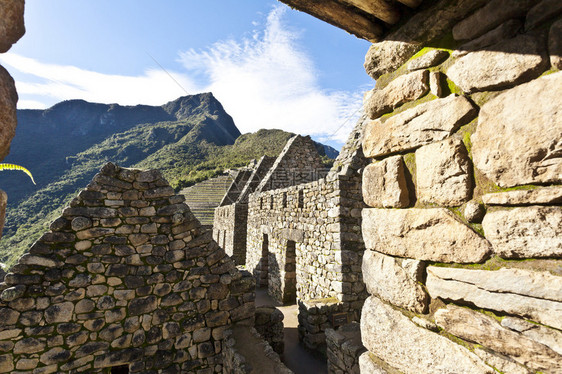 秘鲁南美洲Inca老旧镇MachuPicchu的一图片