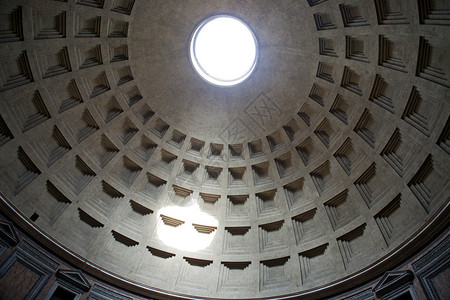 意大利罗马万神殿穹顶的内部景象位图片