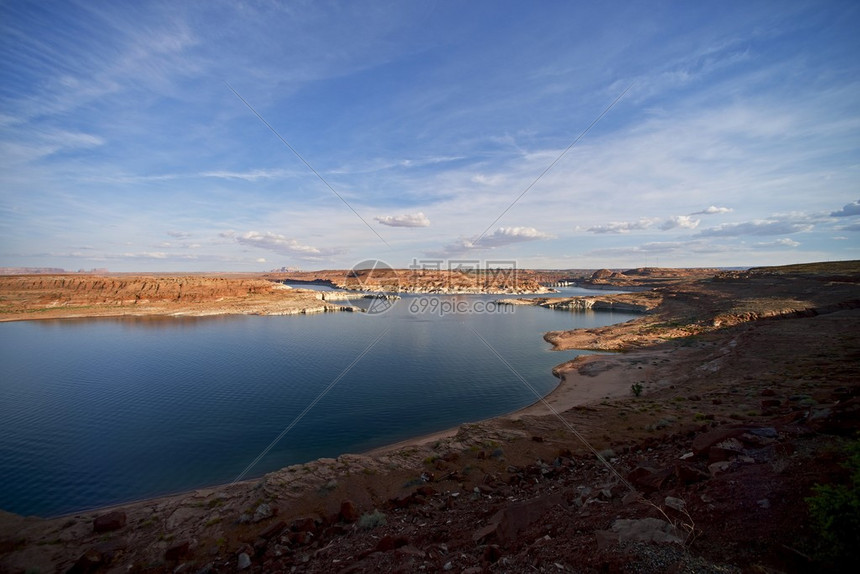 鲍威尔大坝湖格伦峡谷大坝高清图片下载正版图片507085042摄图网