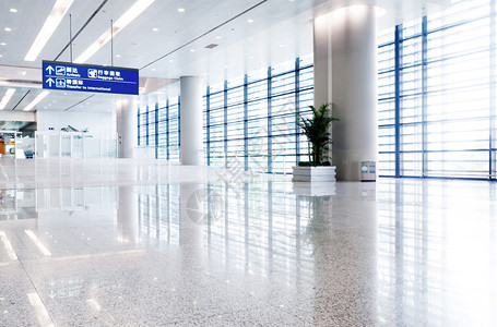 上海浦东机场内部图片