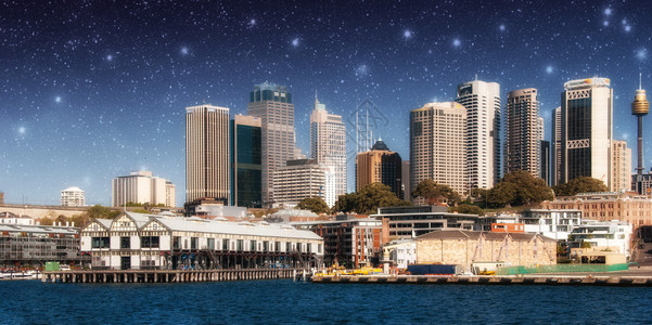 澳大利亚杰克逊港悉尼港背景