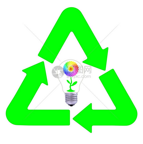 回收利用和可再生能源玻图片