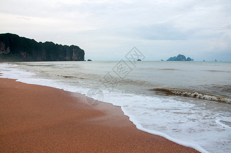 泰国安达曼海的热带海滩图片