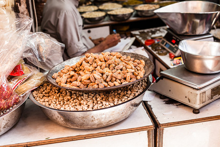 印度的传统食品市场图片