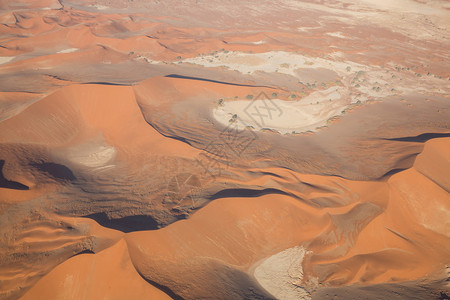 沙漠景观鸟瞰图图片