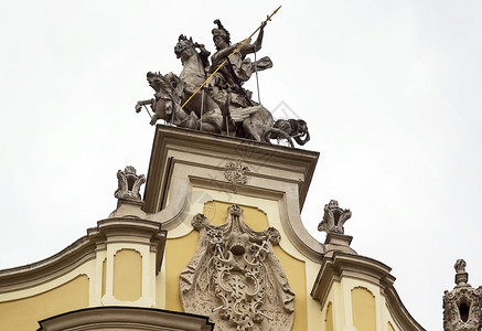 圣乔治大教堂是一座位于利沃夫市的巴洛克可式大教堂屠龙图片