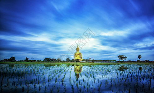 泰国最大的佛祖安忠省图片