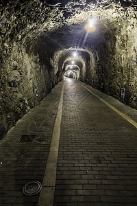 石隧道的照片用三脚架拍的照片图片
