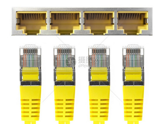 以太网电缆在普通图片