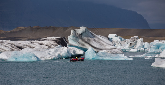 冰岛Jokulsarlon冰川环礁湖图片