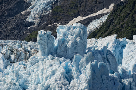 阿拉斯加的哈里曼冰川威图片